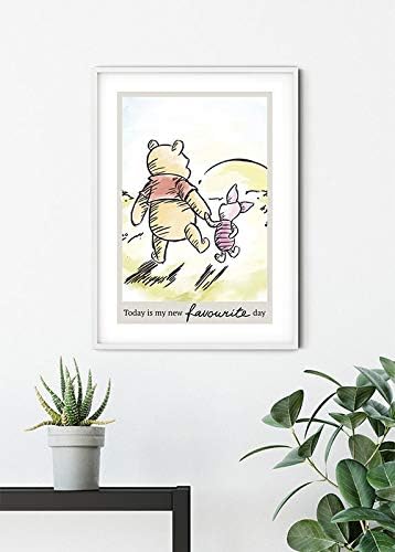 Disney Wandbild von Komar | Winnie Pooh Today | Kinderzimmer, Babyzimmer, Dekoration, Kunstdruck | G