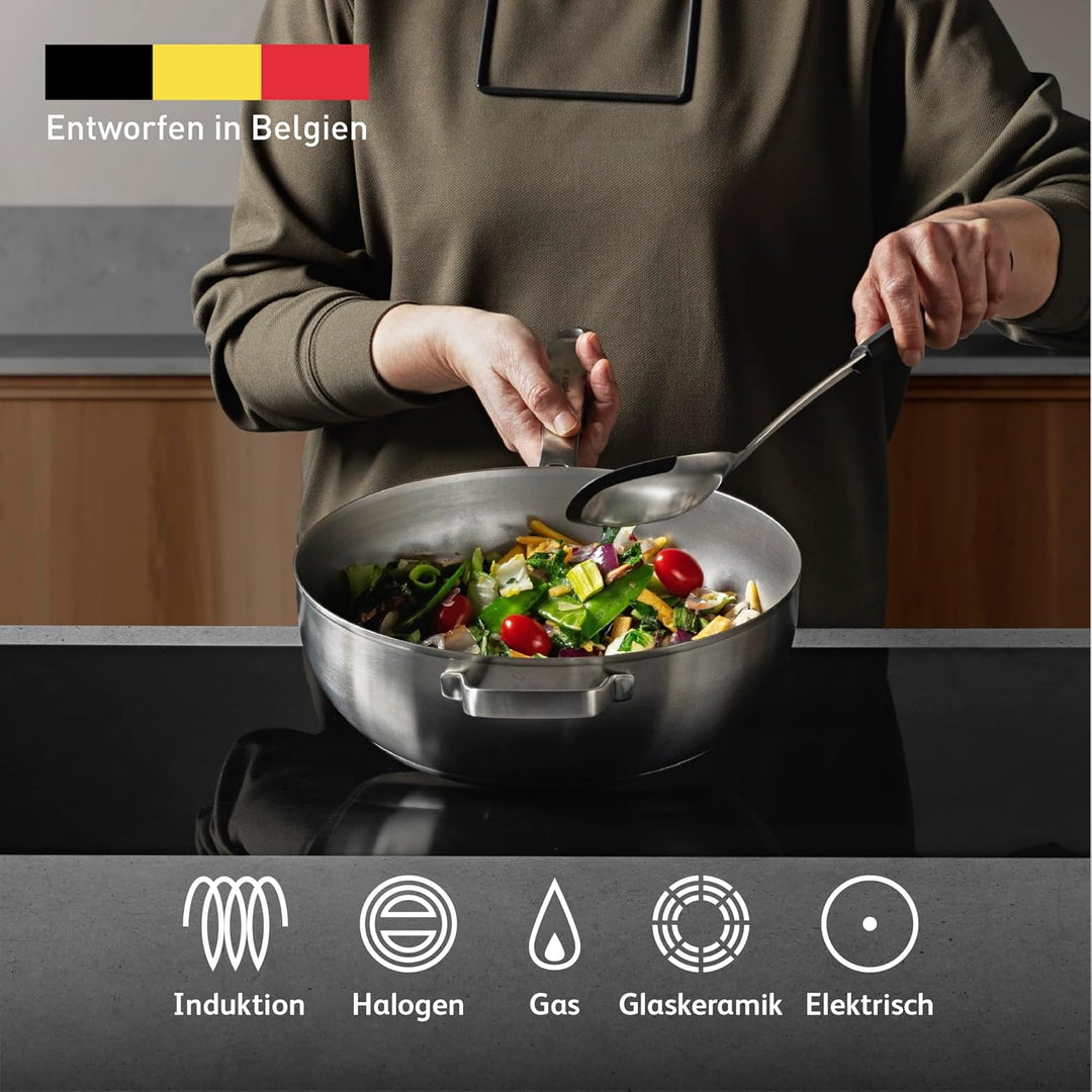 Berghoff - Wok mit Deckel Graphite 28cm