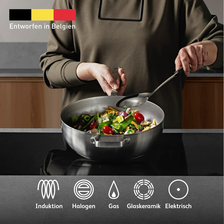 Berghoff - Wok mit Deckel Graphite 28cm