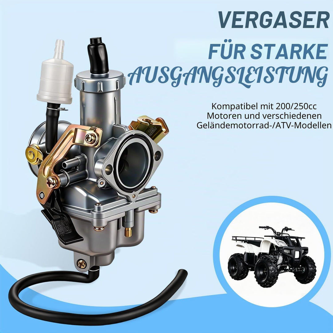 PZ30 30mm Motorrad Vergaser, Universal Motorrad Carb Choke Kabel Ansaugkrümmer Vergaser Für Motorrad