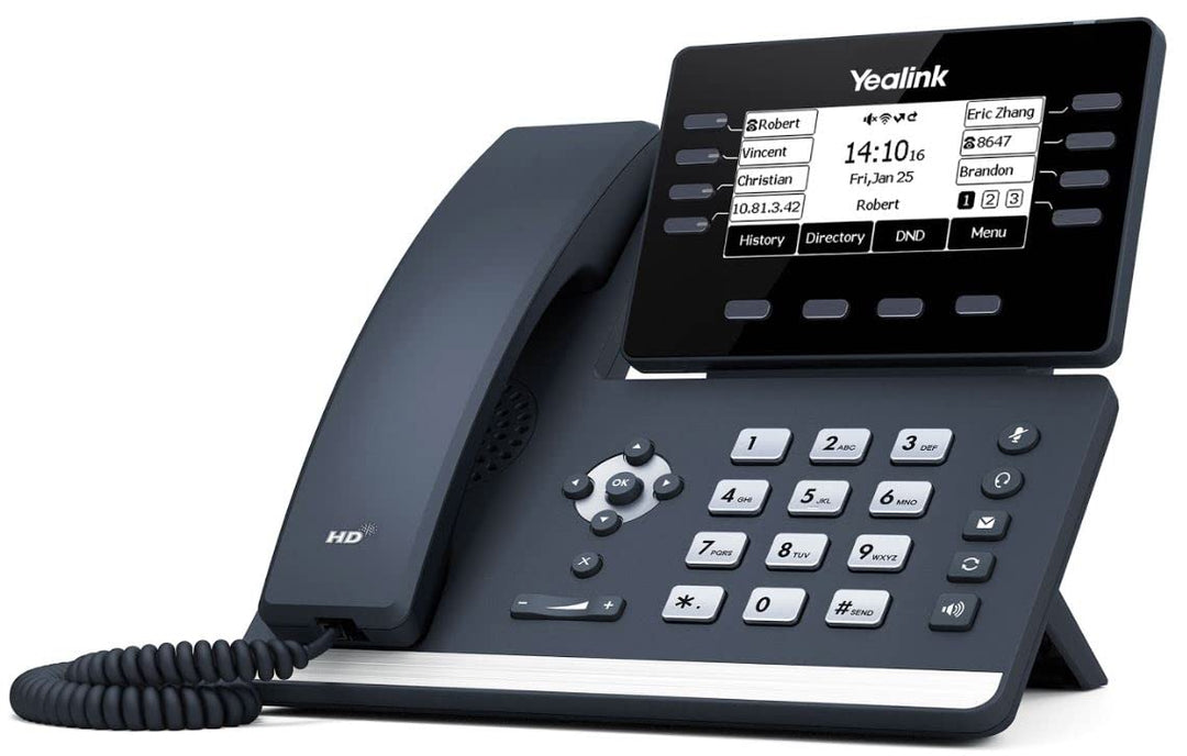 Yealink IP Telefon SIP-T53W VoIP-Telefon, schwarz SIP-T53W Single
