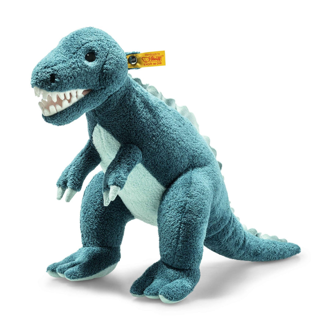 Steiff 067129 Thaisen T-Rex Dino - 35 cm - Kuscheltier - Tuerkis