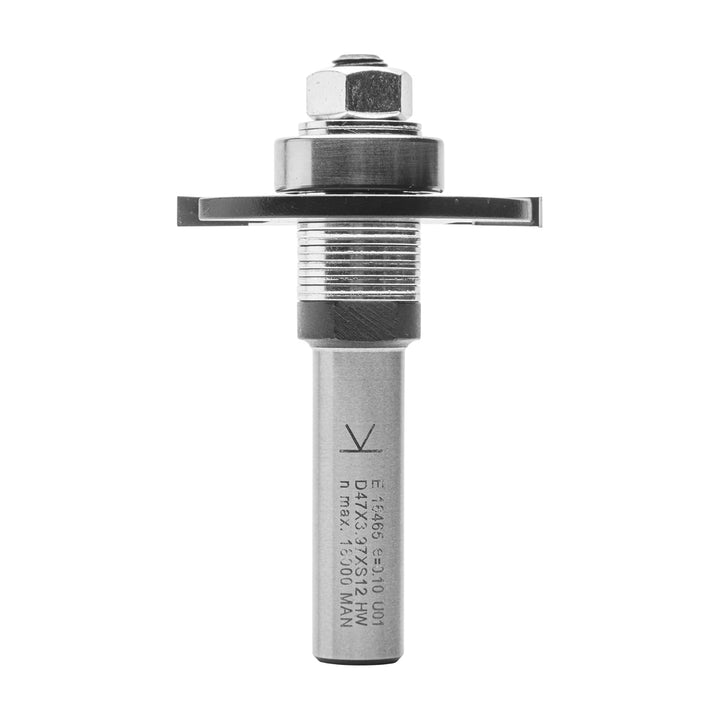 ENT 16465 Flachdübelfräser HW, Schaft (S) 12 mm, Durchmesser (D) 47 mm, NL 3,97 mm, SL 40 mm, mit 3