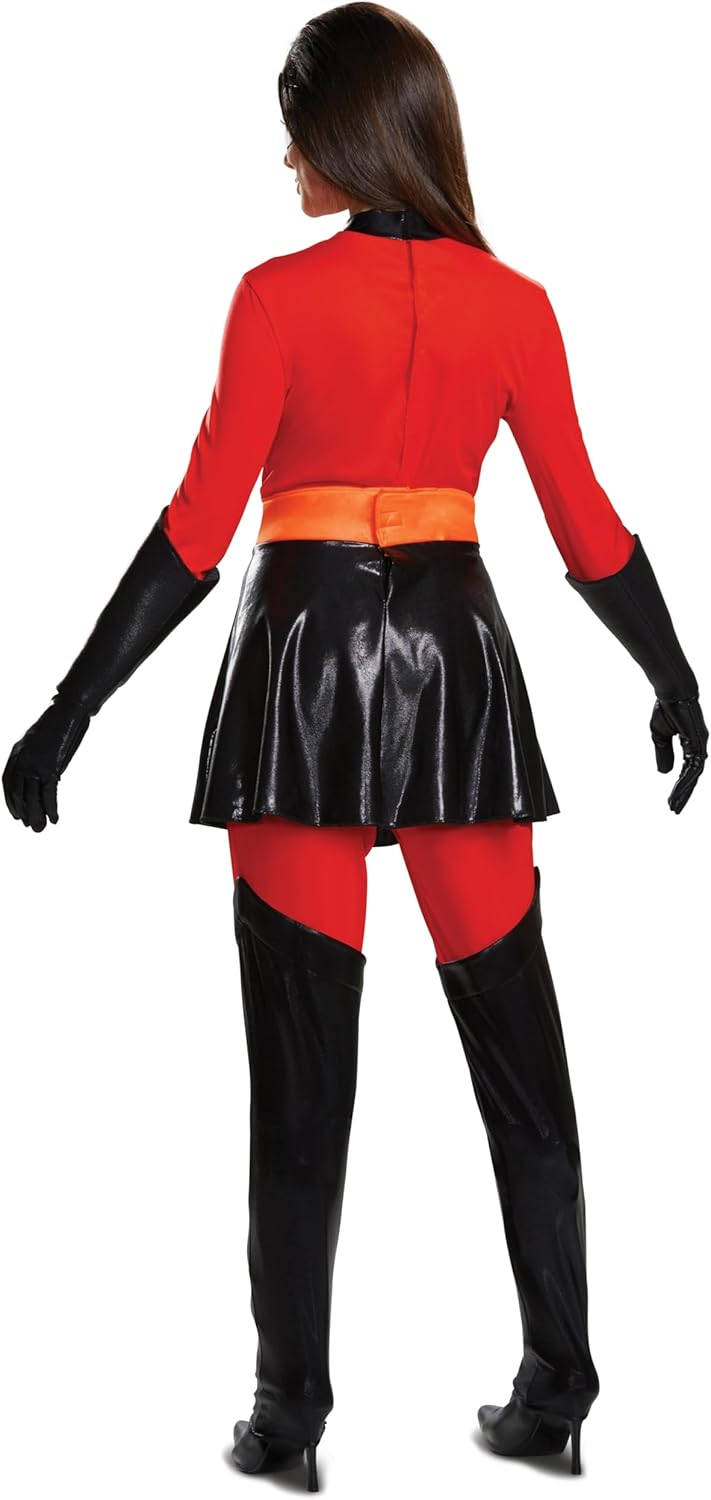 Disguise Damen Mrs. Incredible Skirted Deluxe Erwachsenenkostüm, rot, Large (12-14) US Large (12-14)
