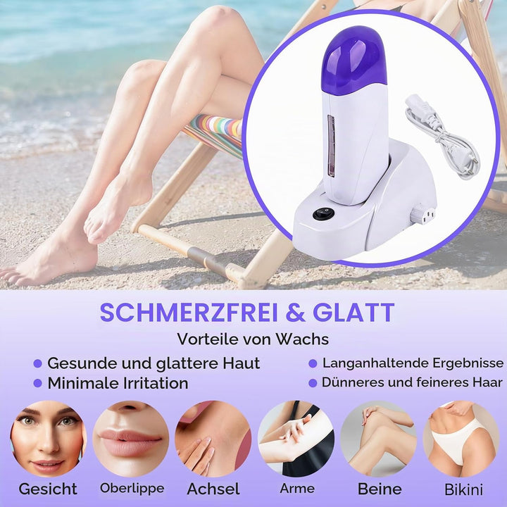 Roll on Wax Heater Waxing Körperhaarentfernungsmaschine für Hand, Fuss(1), 1