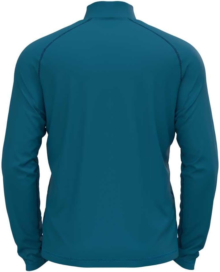Odlo Herren Rigi Half Zip Longsleeve S Saxony Blue, S Saxony Blue