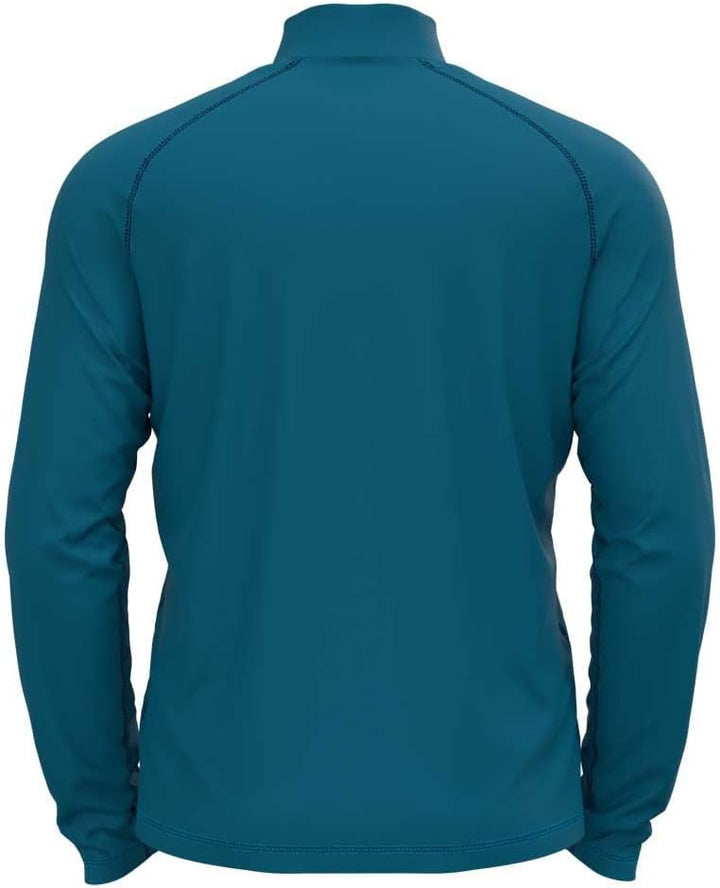 Odlo Herren Rigi Half Zip Longsleeve S Saxony Blue, S Saxony Blue