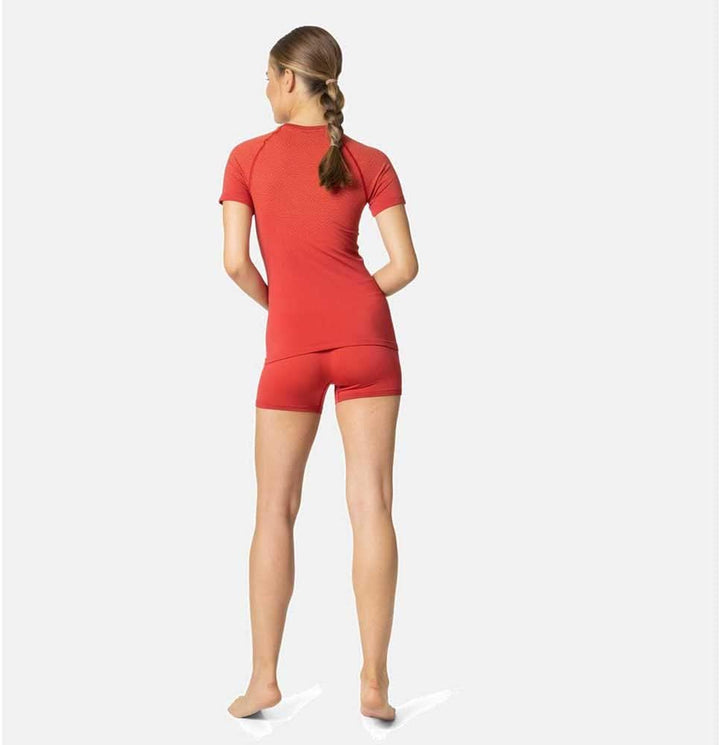 Odlo Damen Performance Light Eco T-Shirt Kurzarm Unterhemd Funktionsunterhemd L American Beauty, L A