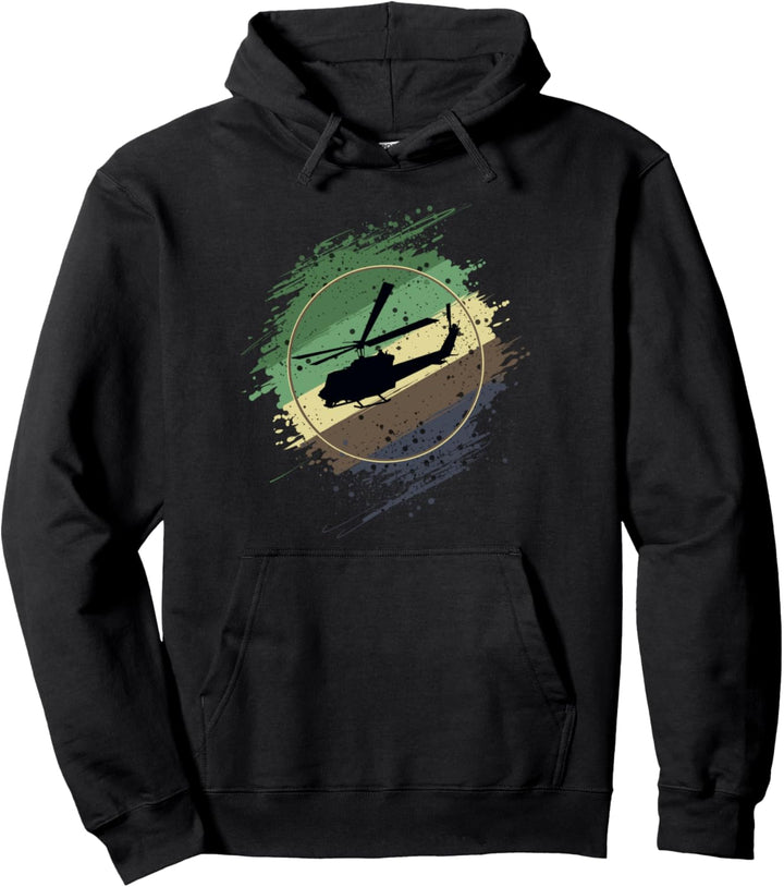 Militärhubschrauber AH-64 Apache Hubschrauber Geschenk Pullover Hoodie