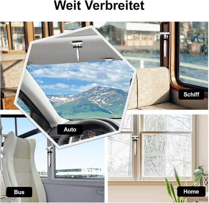WONDER POINT Premium Auto Sicherheitshammer, Notfall-Fluchtwerkzeug Mit Autofensterbrecher Und Siche