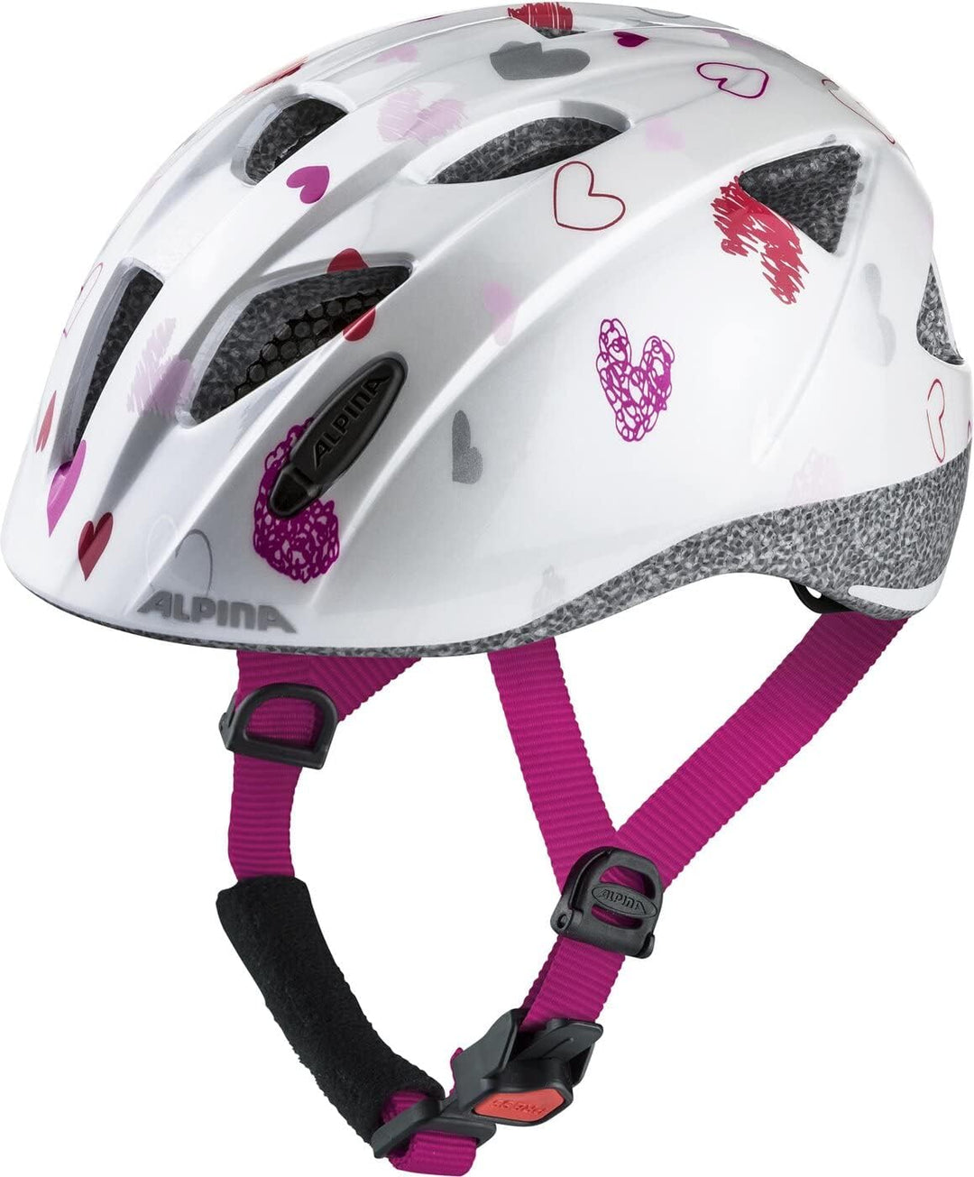 ALPINA XIMO - Leichter, Sicherer &amp; Bruchfester Fahrradhelm Mit Optionalen LED-Licht Für Kinder white