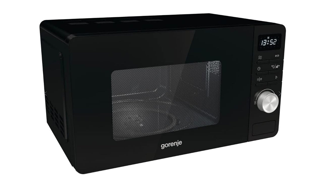 Gorenje MO 20 A3B Mikrowelle, SmartDisplay Funktion, 20 Liter - 800 Watt - Schwarz