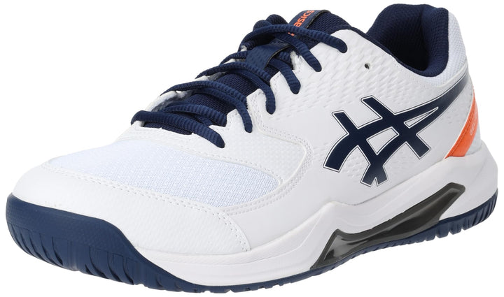 ASICS Dedicate 8 Mann Tennisschuhe Blau Weiss, 39 EU White Black