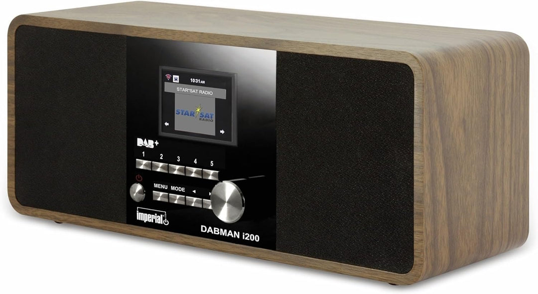 Imperial DABMAN i200 Internet/DAB+ Radio (Stereo Sound, Internetradio/DAB+ / DAB/UKW, WLAN, LAN, Aux