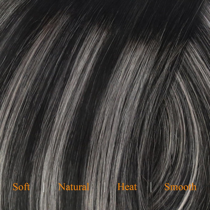 Easyouth Balayage Clip in Extensions Echthaar Schwarz Clip Extensions Remy Echthaar Clip in Haarverl