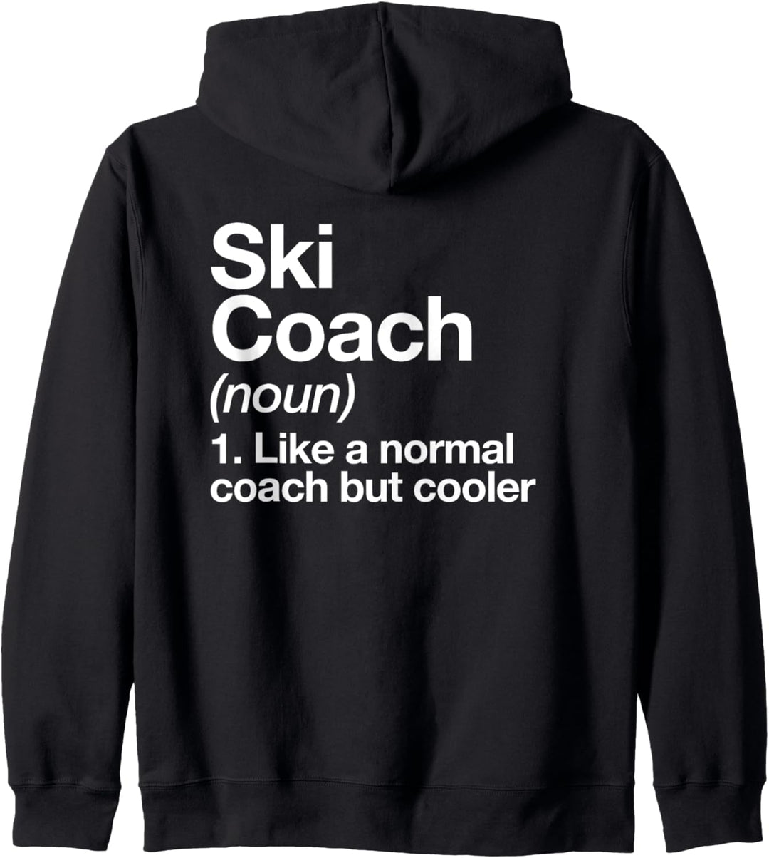 Ski Coach Funny Sports Definition Trainer Kapuzenjacke