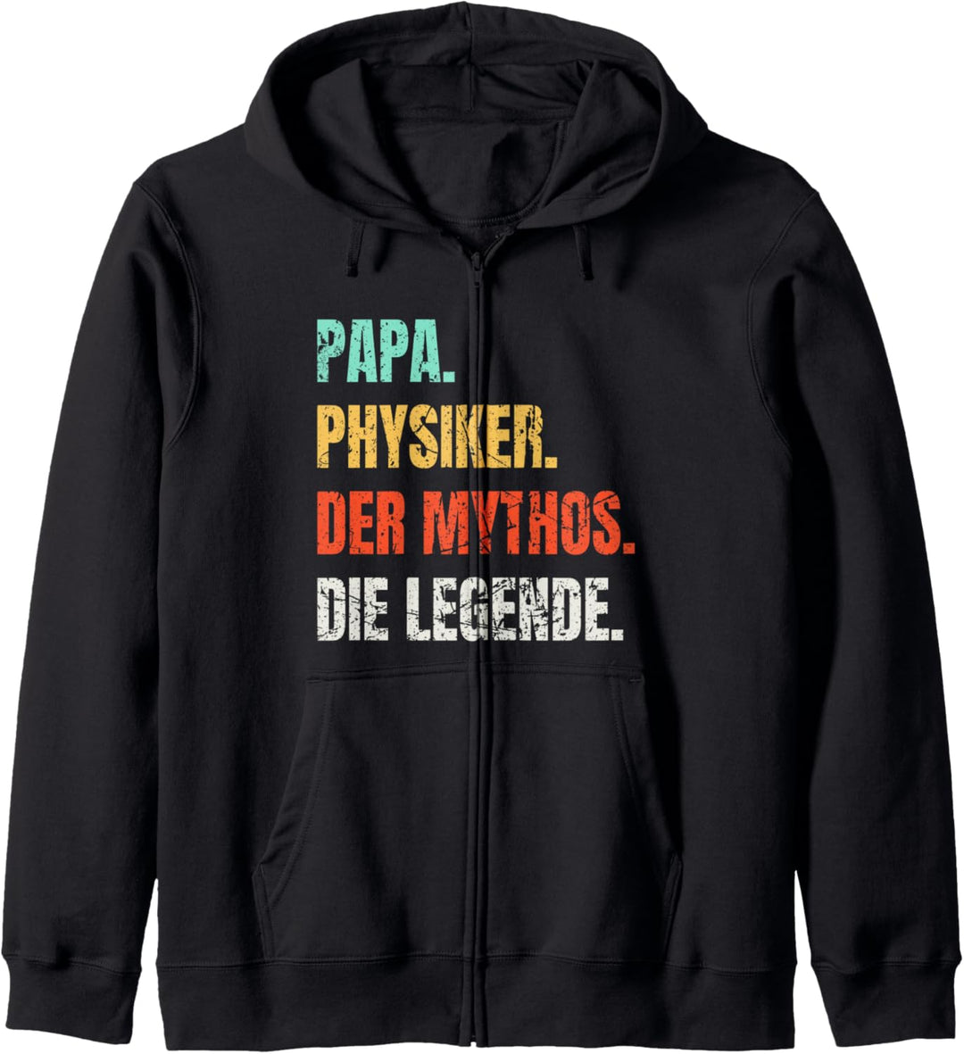 Papa Physiker Der Mythos Die Legende Vintage Kapuzenjacke