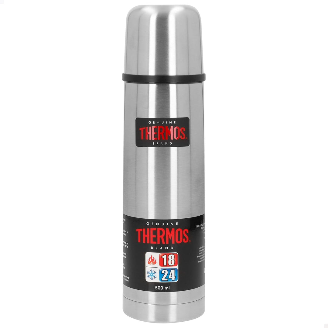 Thermos 4019.205.050 Isolierflasche Light and Compact, 0,5 L, Edelstahl mattiert Edelstahl 0,50 l, E