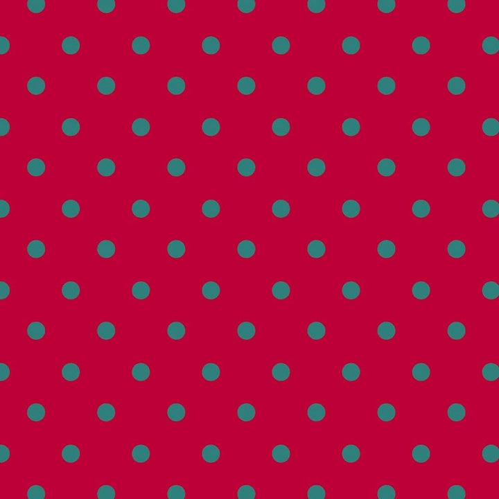 Clairefontaine 211927C - Rolle Geschenkpapier Alliance 50mx0m70, 60g, Punkte mit rotem Hintergrund,