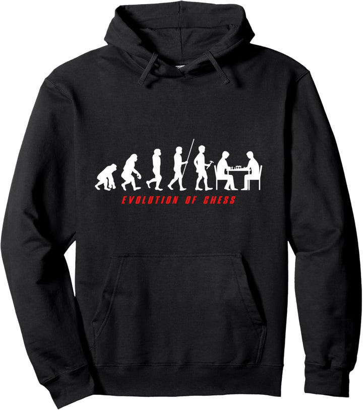 Schachspieler Evolution Schach Schachbrett Grossmeister Pullover Hoodie