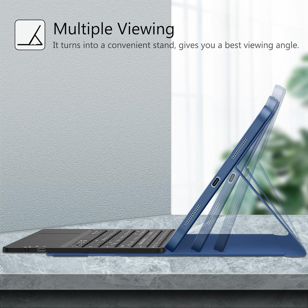 FINTIE Tastatur Hülle für iPad 11. Generation 2025 11", iPad 10. Generation 2022 10.9" Schutzhülle m
