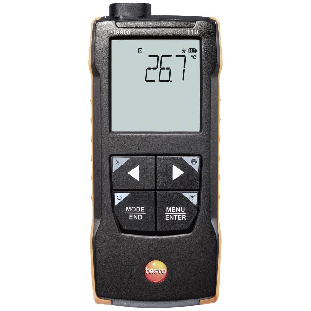 testo - 110 - 0563 0110 - NTC- und Pt100-Temperaturmessgerät mit App-Anbindung zur Messung von Tempe