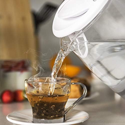 Cecotec Elektrischer Wasserkocher ThermoSense, 1,7 L, Borosilikatglas, BPA-frei, Antikalkfilter, dop