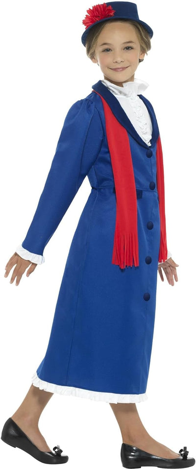 Victorian Nanny Costume (S) Small 4 - 6 Jahre, Small 4 - 6 Jahre