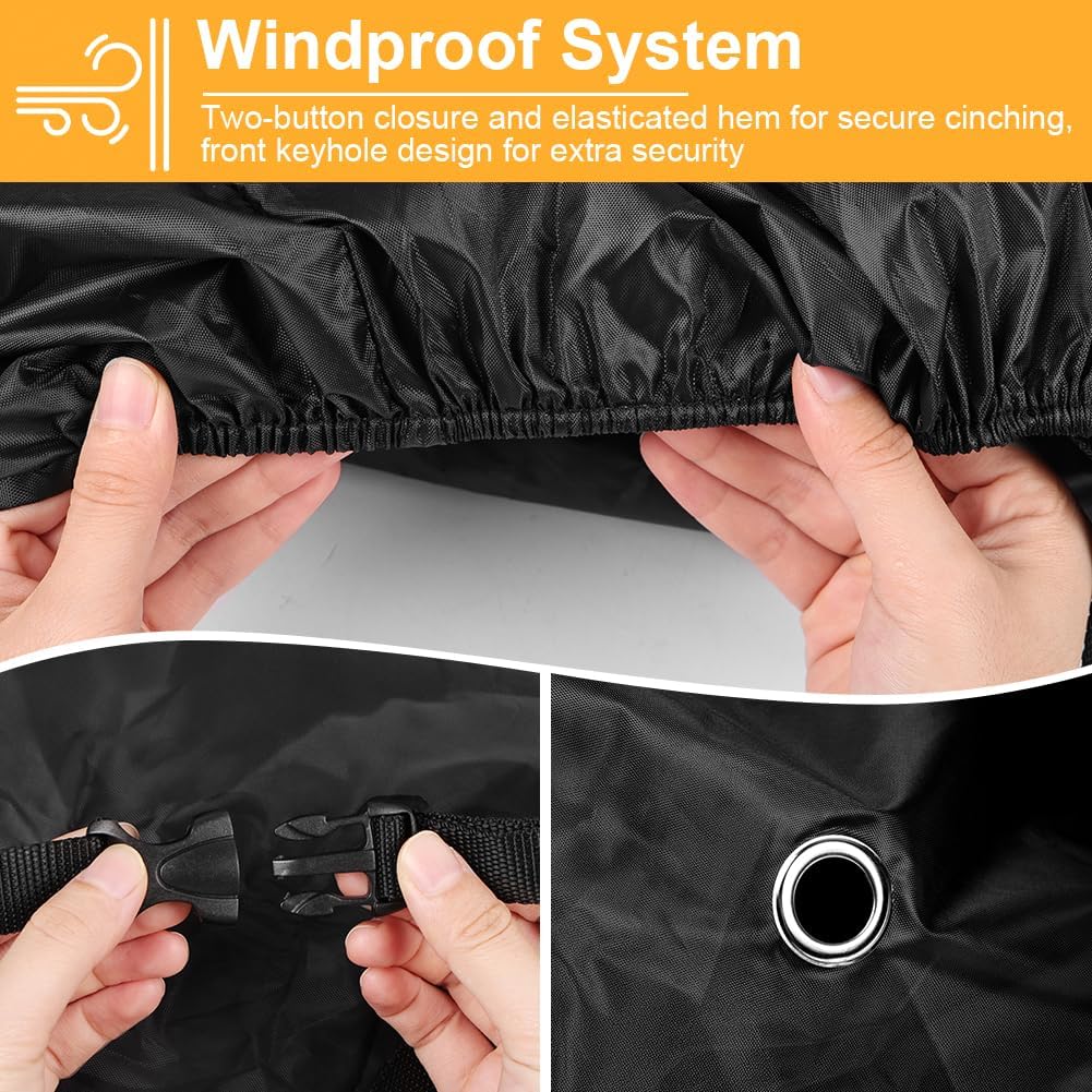 Flintronic Elektroroller Abdeckung, für die meisten Elektroroller, Schützen vor Staub Schmutz Schnee