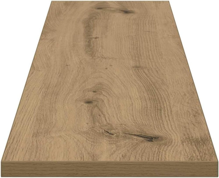 vidaXL Regalbrett 4 pcs Braun 100 x 20 x 1.5 cm Holzwerkstoff, Moderner Bücherregal, rechteckige Abl