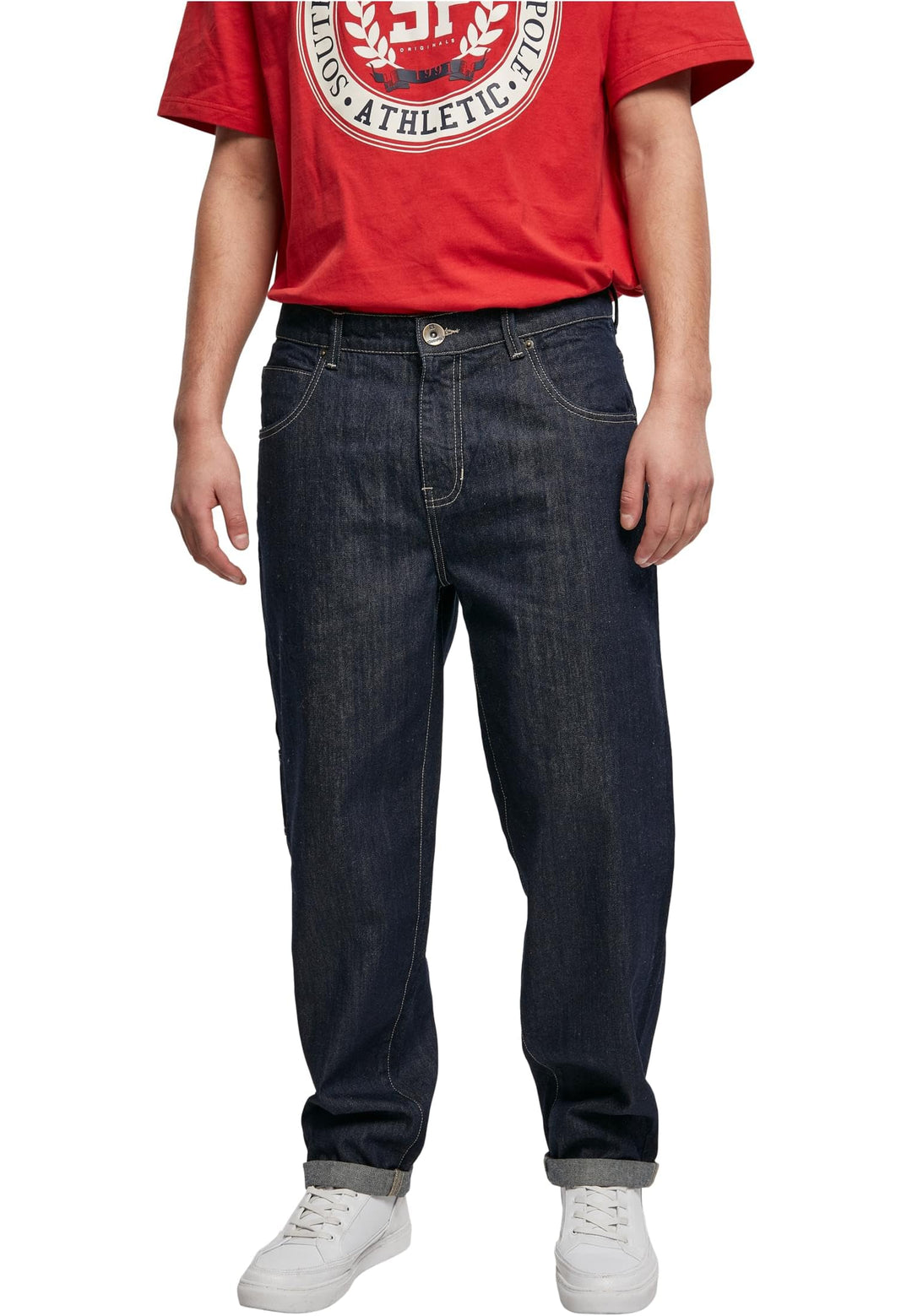 Southpole Herren Embroidery Denim Hose 30 Raw Indigo, 30 Raw Indigo
