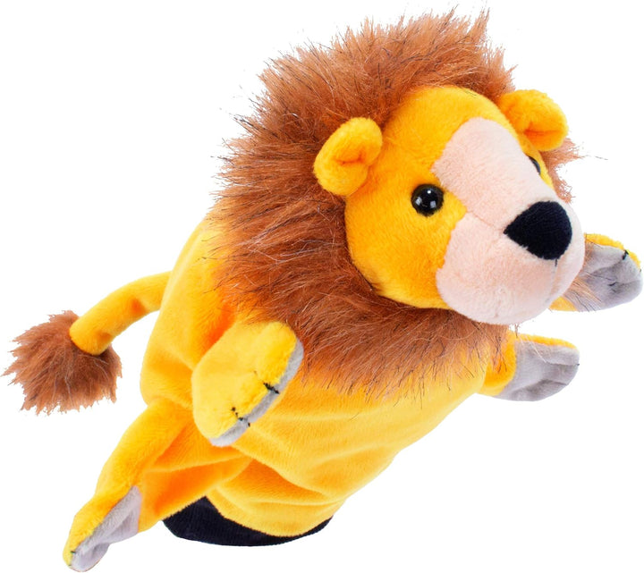 Beleduc 40127 - Handpuppe Löwe, Bewährt im Kindergarten, Mehrfarbig, Löwe