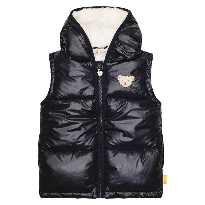 Steiff Mädchen Weste mit Kapuze Jacke 110 steiff navy, 110 steiff navy