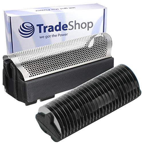 Hochwertiges Kombipack Scherfolie Klingenblock Messer Rasierklinge kompatibel mit Braun 5419700 Micr