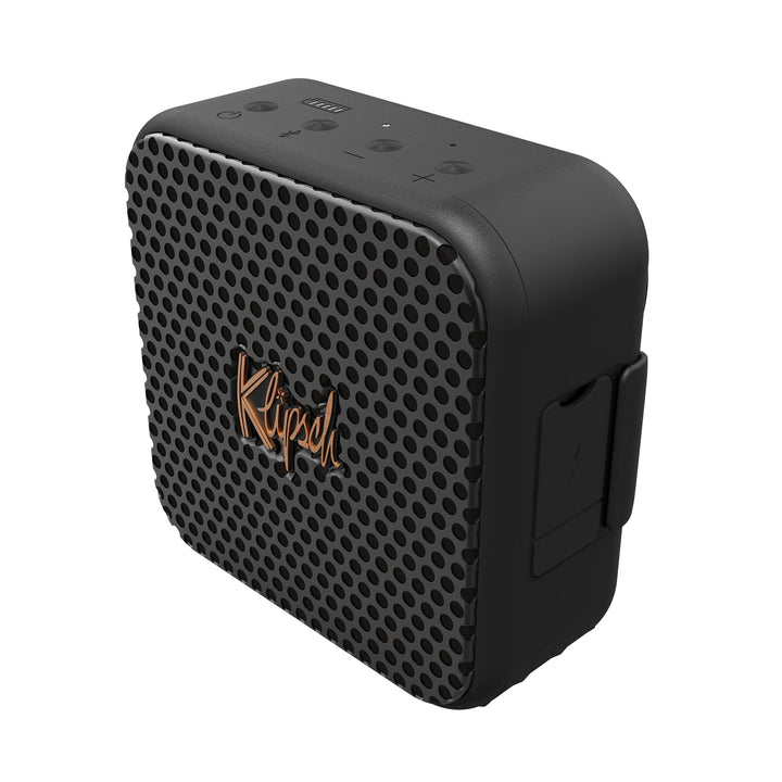 Klipsch Austin, tragbarer Bluetooth-Lautsprecher mit integriertem Mikrofon, Bluetooth 5.3, 12 Stunde