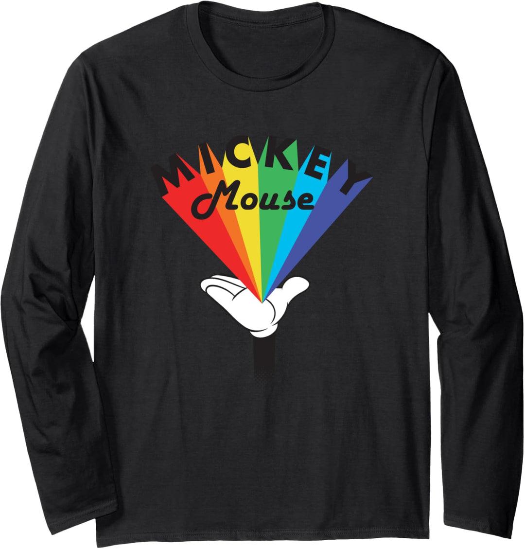 Disney Mickey Mouse Rainbow Spectrum Langarmshirt
