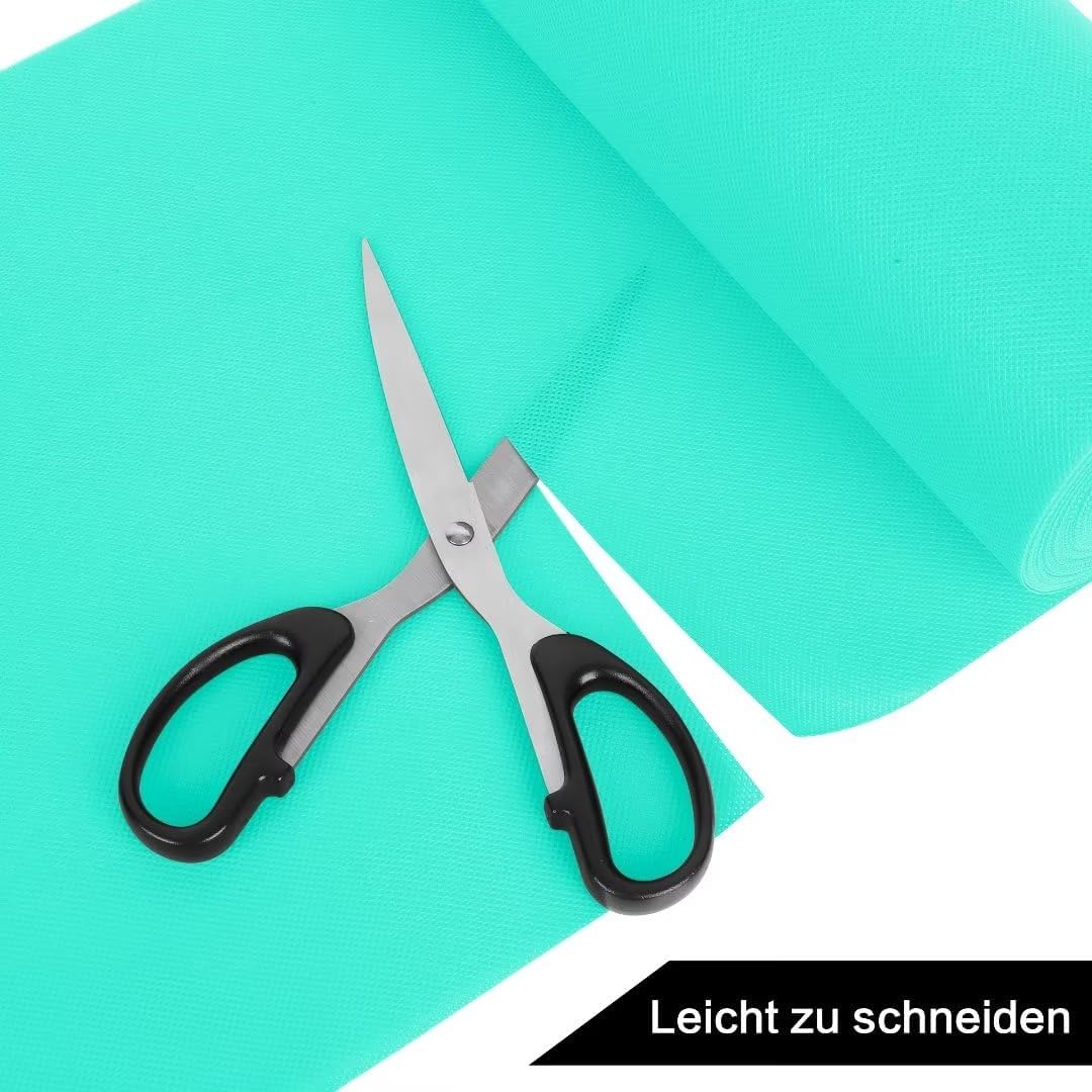 Tischdeckenrolle, 1.18 × 25M, Türkis, Einweg Vlies Stoffähnlich Tischdecke Rolle, Meterware Tischtuc