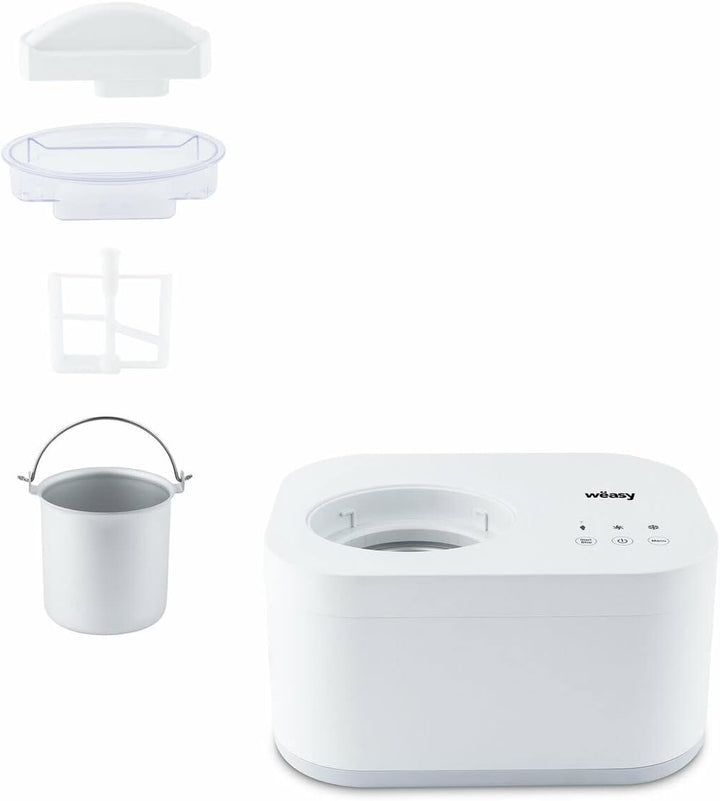 Wëasy YUM135 Eisturbine, 1 l, fertig in 60 Minuten, automatische Abschaltung, 100 W, Touch-Bedienfel