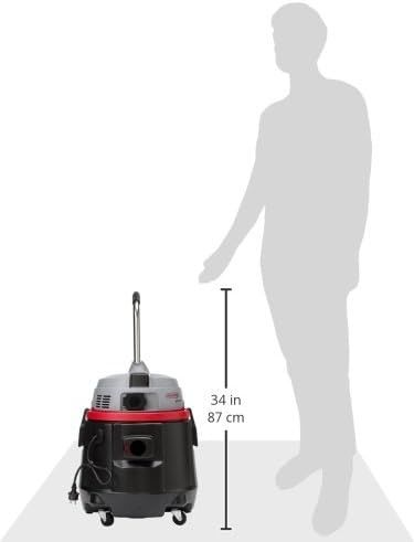 Sprintus 110003 Feucht-Trocken-Staubsauger schwarz/grau/rot