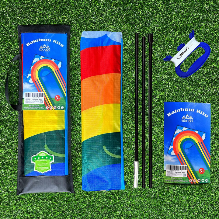 HONBO Children's Kite Large Delta Kites for Children and Adults for Beach Trip Outdoor Games, Perfec