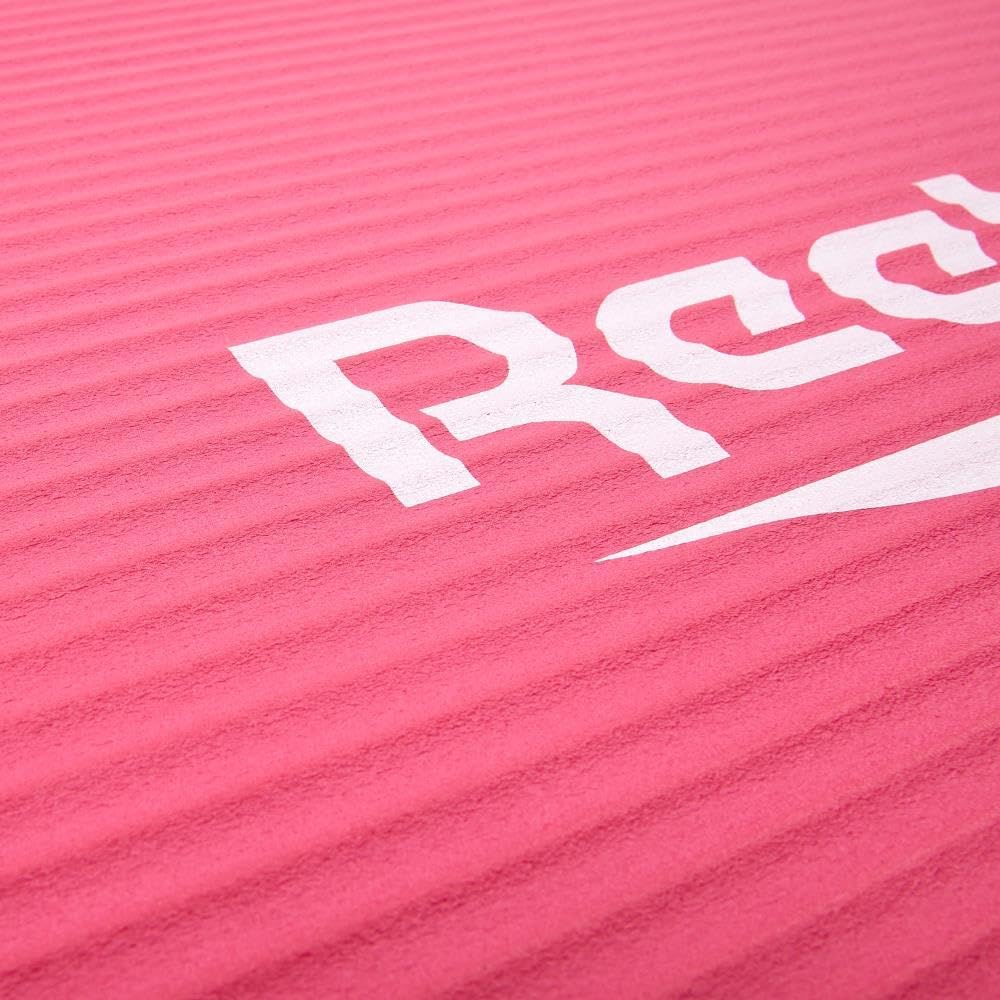 Reebok Trainingsmatte - Rutschfeste Gymnastikmatte aus natürlichem Gummi in 7mm, 10mm, 15mm und vers