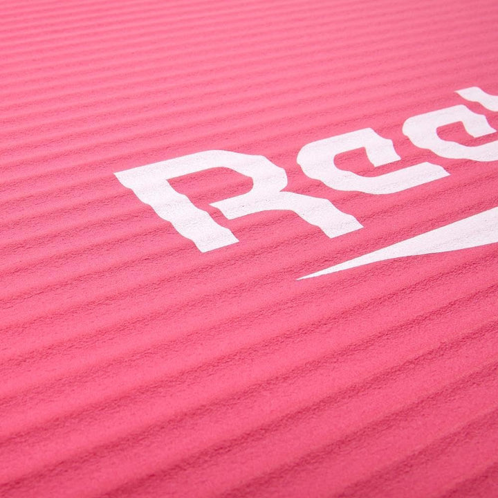 Reebok Trainingsmatte - Rutschfeste Gymnastikmatte aus natürlichem Gummi in 7mm, 10mm, 15mm und vers
