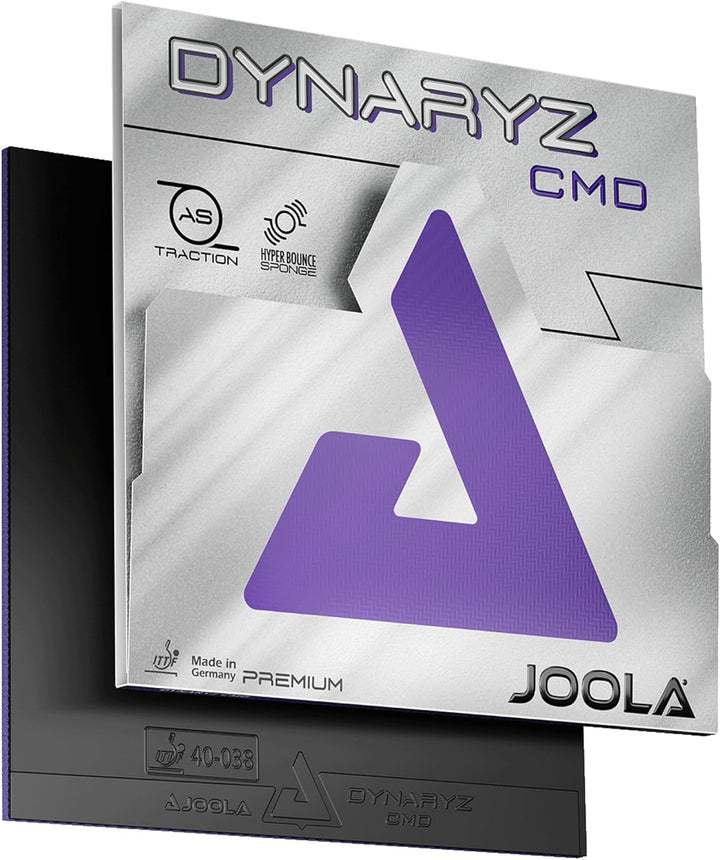 JOOLA Belag Dynaryz CMD Black (schwarz) 2,3 mm, Black (schwarz) 2,3 mm
