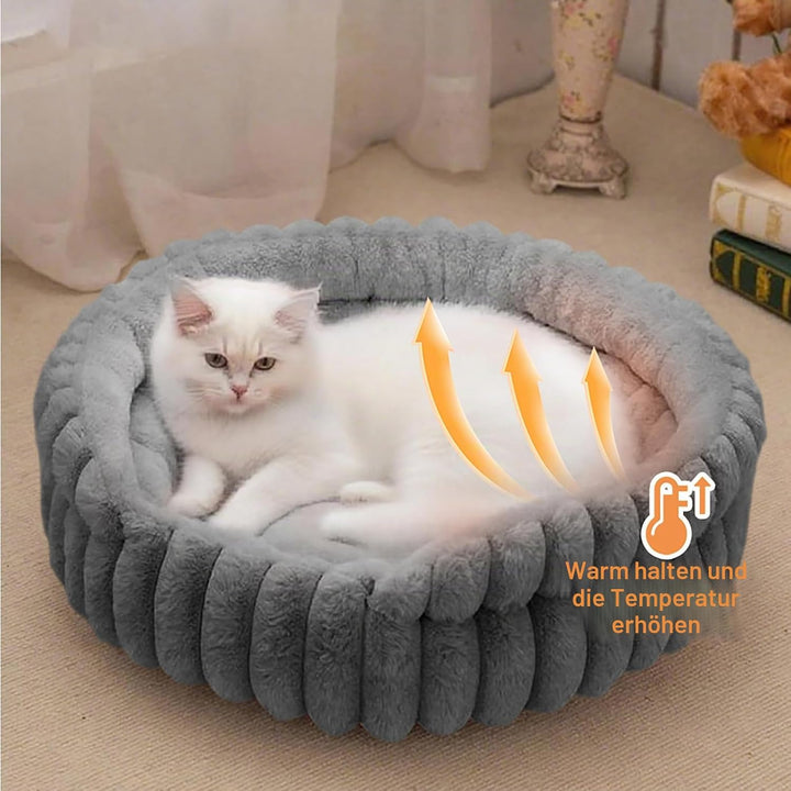 Hundebett, Katzenbetten für Katzen, Weiche Polsterung, Hundebett für kleine und mittelgrosse Hunde,