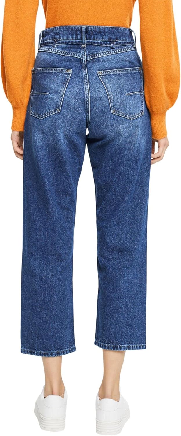 ESPRIT Damen Jeans 27W / 28L Blue Medium Washed, 27W / 28L Blue Medium Washed