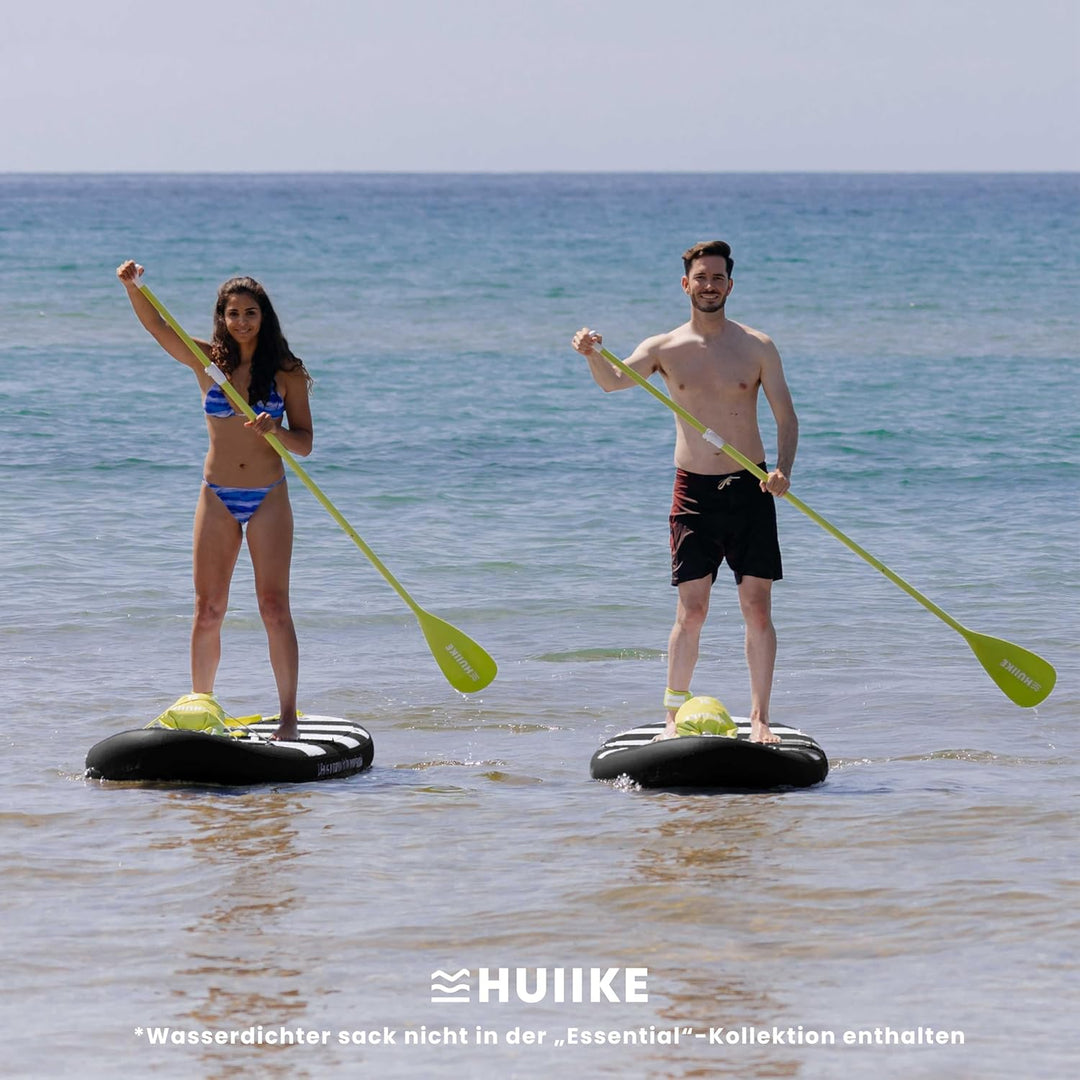 HUIIKE Stand Up Paddling Board mit Zubehör, Paddel, Finnen, Pumpe. Paddle Sup Board Aufblasbar Hohe