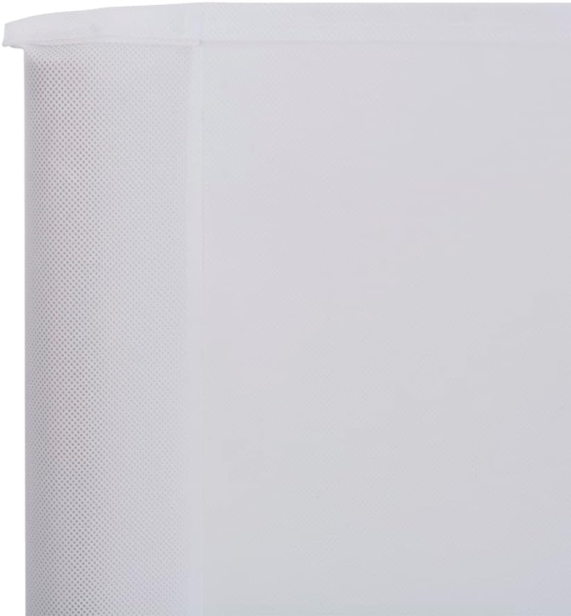 Myheimly Windschutzgewebe,Windschutz Sichtschutz Balkon,Sichtschutzzaun Sand-Weiss,400 x 160 cm 400
