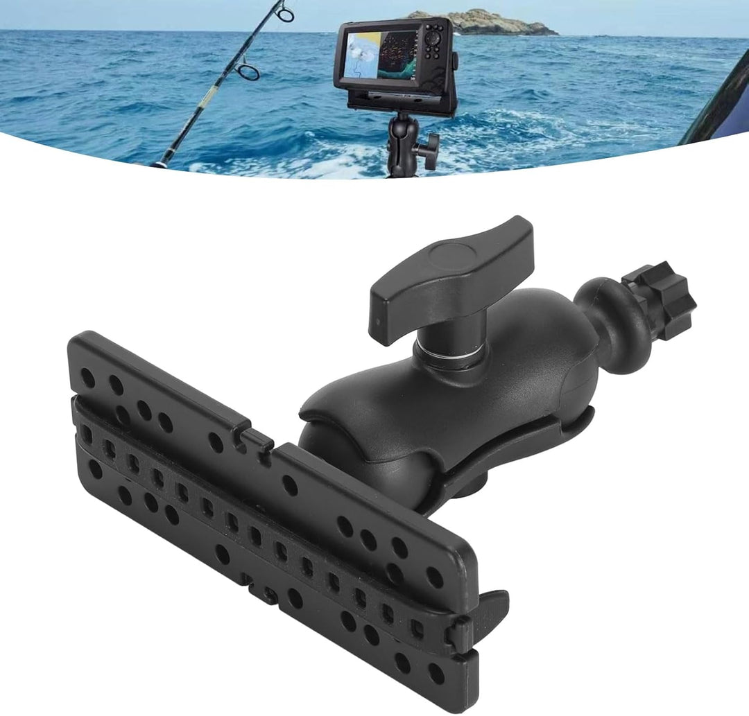Universeller Fischfinder-Montagesockel, Drehbarer Kugel-Sechskant-Basishalter für Marineboot-Kajak,