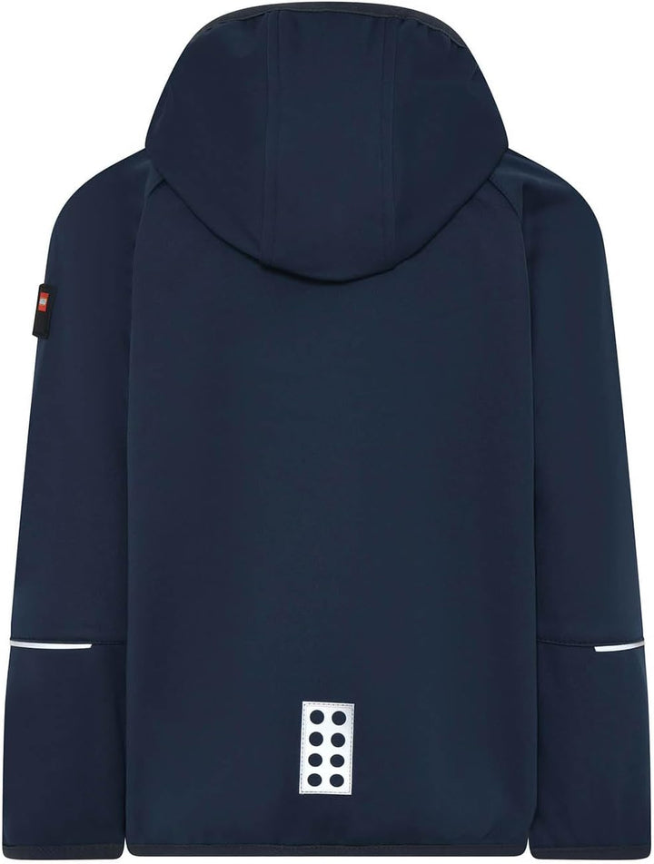 LEGO® Softshelljacke für Jungen und Mädchen - Winddichte und wasserabweisende Übergangsjacke mit abn