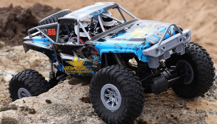 Amewi Double Bridge Brushed 1:10 RC Modellauto Elektro Crawler Allradantrieb (4WD) RtR 2,4GHz inkl.,